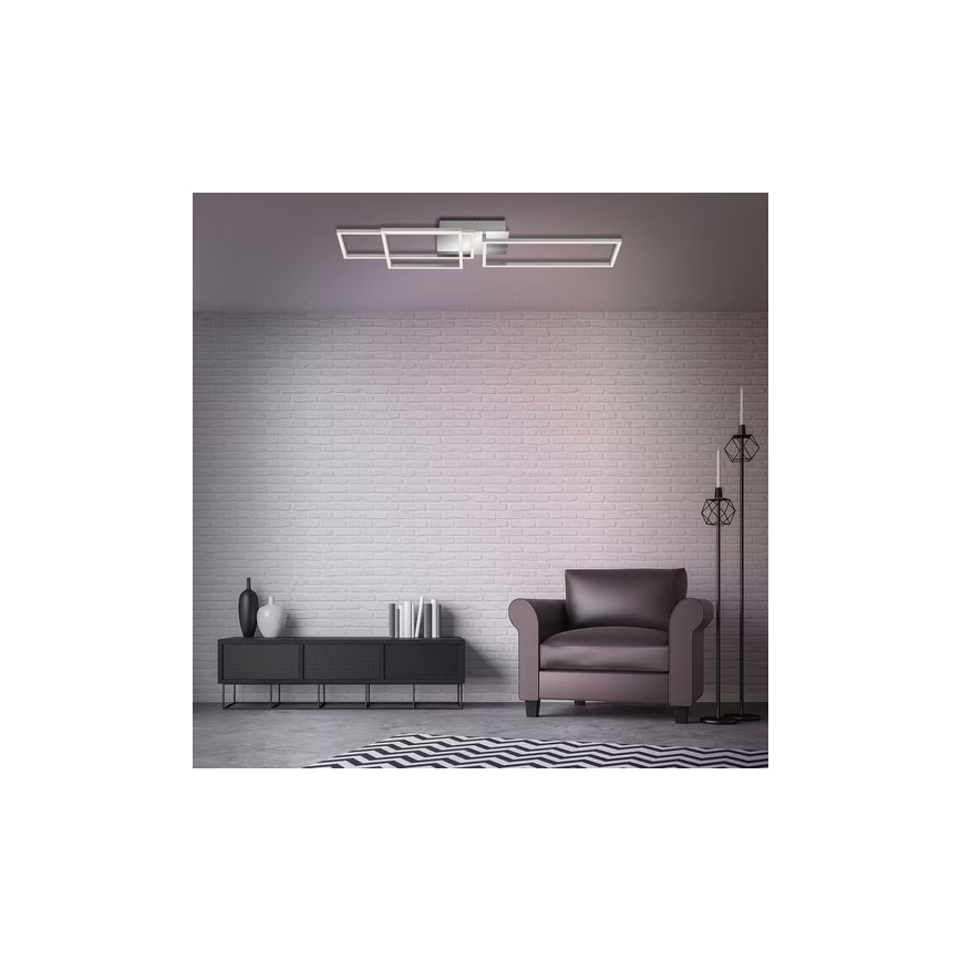 LED-Deckenleuchte LED/42W/230V 3000K mattchrom
