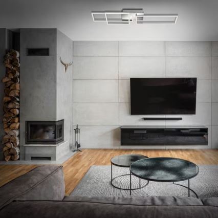 LED-Deckenleuchte LED/42W/230V 3000K mattchrom