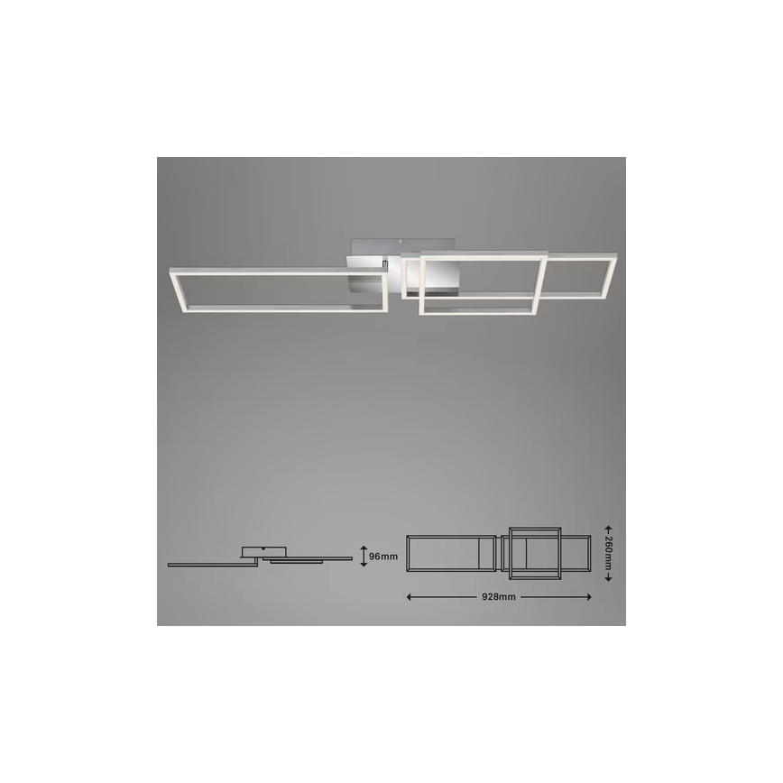 LED-Deckenleuchte LED/42W/230V 3000K mattchrom