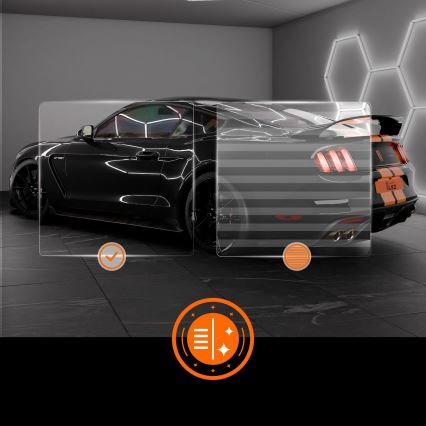 LED-Deckenleuchte HEXAGON LED/456W/85-265V 6500K 522x298 cm CRI 90 IP54 weiß