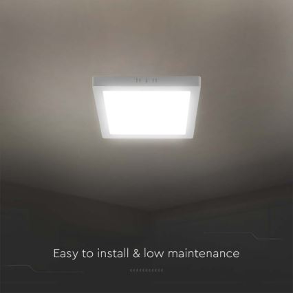 LED-Deckenleuchte LED/6W/230V 4000K 12x12 cm weiß