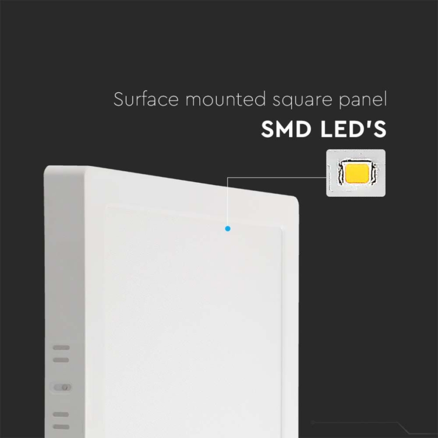 LED-Deckenleuchte LED/6W/230V 4000K 12x12 cm weiß