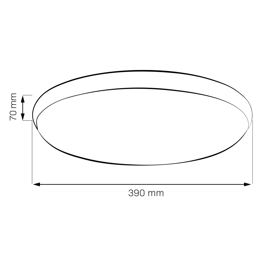 LED-Deckenleuchte LIBRA LED/24W/230V 4000 K Ø 39 cm Gold