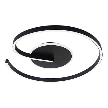 LED-Deckenleuchte LORENZO LED/22W/230V Ø 50 cm schwarz