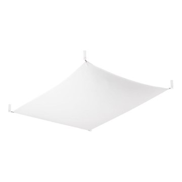 LED Deckenleuchte LUNA 2xG13/8,5W/230V 80x105 cm weiß
