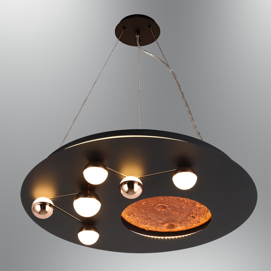 LED-Deckenleuchte MARS LED/48W/230V 3000K schwarz