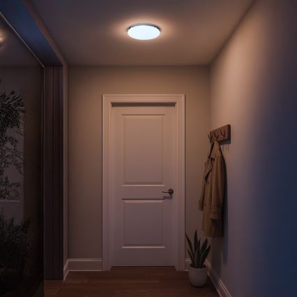 LED-Deckenleuchte MAYA LED/10W/230V Ø 26 cm glänzender Chrom