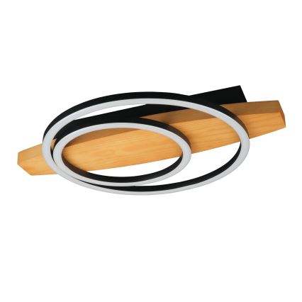 LED-Deckenleuchte MELISA LED/28W/230V 30x40 cm Kiefer