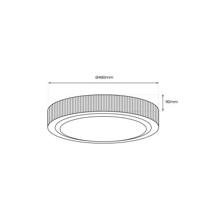 LED-Deckenleuchte MIRI LED/34W/230V d 49 cm