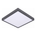 LED Deckenleuchte mit Bewegungs- und Dämmerungssensor VITALI LED/24W/230V 4000K 33x33 cm Anthrazit