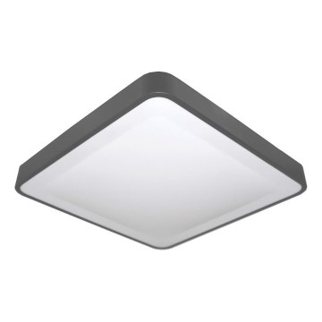 LED-Deckenleuchte mit Bewegungs- und Dämmerungssensor WILTON LED/24W/230V 4000K 33x33 cm Anthrazit