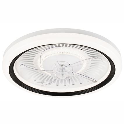 Dimmbare LED-Deckenleuchte mit Ventilator GEMMA LED/37W/230V weiß + Fernbedienung