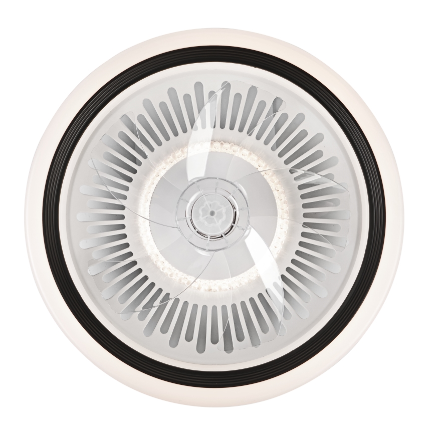 Dimmbare LED-Deckenleuchte mit Ventilator GEMMA LED/37W/230V weiß + Fernbedienung