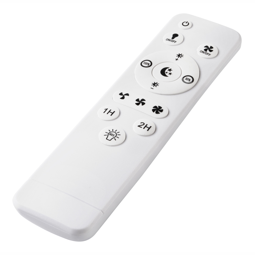 Dimmbare LED-Deckenleuchte mit Ventilator GEMMA LED/37W/230V weiß + Fernbedienung