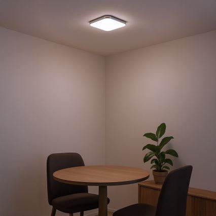 LED Deckenleuchte NEMO LED/11W/230V 26x26 cm glänzender Chrom