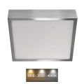LED-Deckenleuchte NEXXO LED/21W/230 3000/3500/4000K 22,5x22,5 cm Chrom