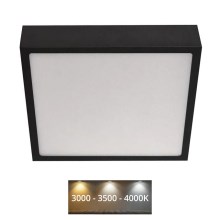 LED-Deckenleuchte NEXXO LED/21W/230V 3000/3500/4000K 22,5x22,5 cm schwarz