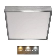 LED-Deckenleuchte NEXXO LED/28,5W/230V 3000/3500/4000K 30x30 cm Chrom
