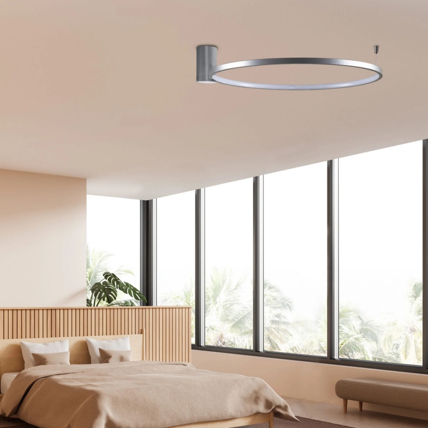 LED-Deckenleuchte NOEMI LED/20W/230V 4000K d 50 cm matt Chrom