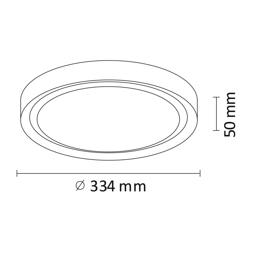 LED Deckenleuchte PERSE LED/15W/230V weiß