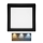 LED-Deckenleuchte RAFA LED/25W/230V 3000/4000/6000K 30x30 cm Schwarz