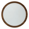 LED-Deckenleuchte RING LED/18W/230V 4200K d 21 cm braun