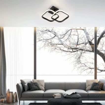 LED-Deckenleuchte ROBERT LED/25W/230V 25x38 cm schwarz