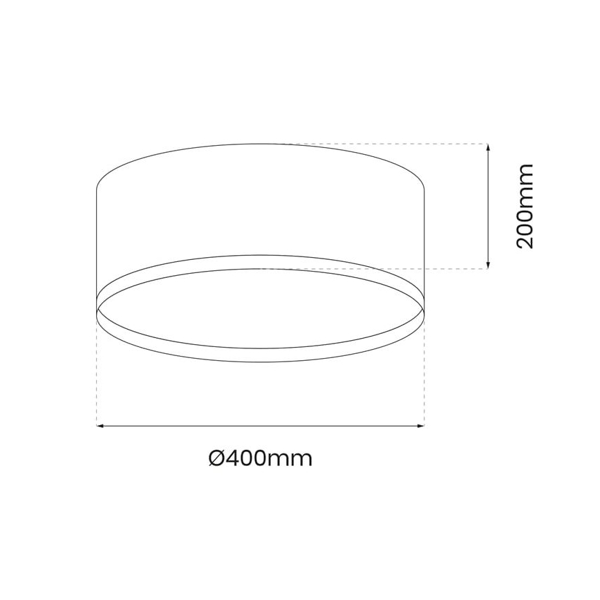 LED-Deckenleuchte RONDO LED/18W/230V grün