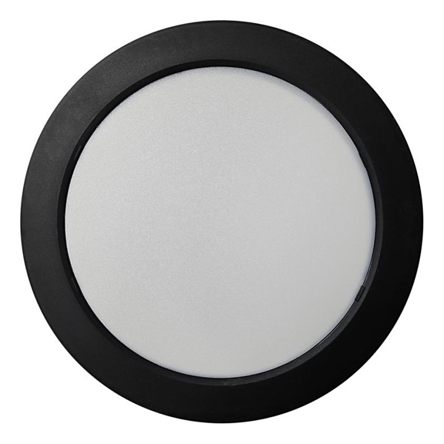 LED-Deckenleuchte ROUND LED/18W/230V 4000K d 21,7 cm schwarz