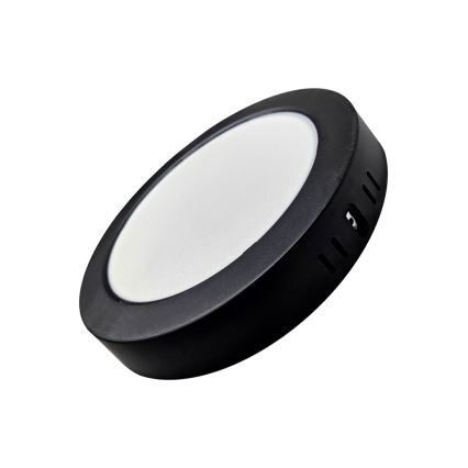 LED-Deckenleuchte ROUND LED/18W/230V 4000K d 21,7 cm schwarz