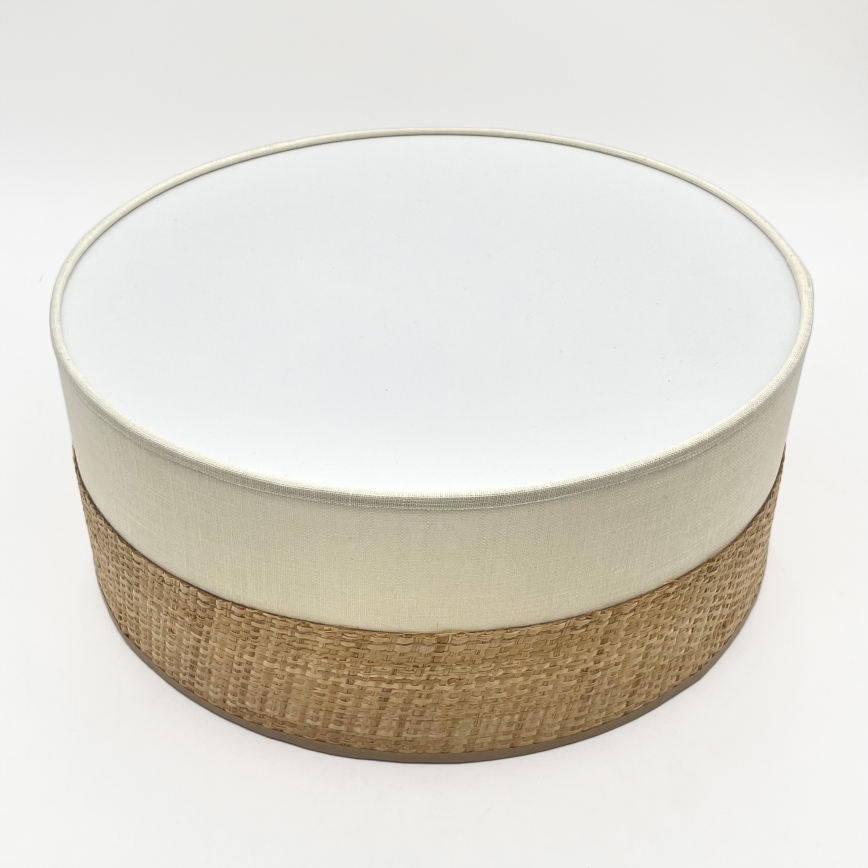 LED-Deckenleuchte SIRJA BOHO LED/20 W/230 V 4000 K Ø 35 cm beige/creme