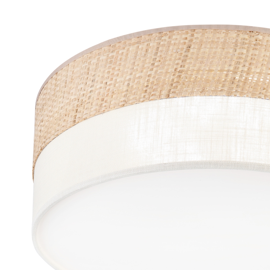 LED-Deckenleuchte SIRJA BOHO LED/20 W/230 V 4000 K Ø 35 cm beige/creme