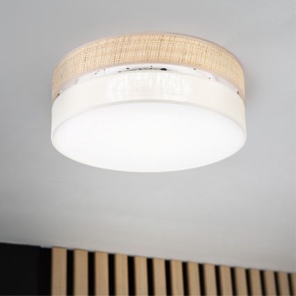 LED-Deckenleuchte SIRJA BOHO LED/36W/230V 4000K Ø 45 cm beige/creme