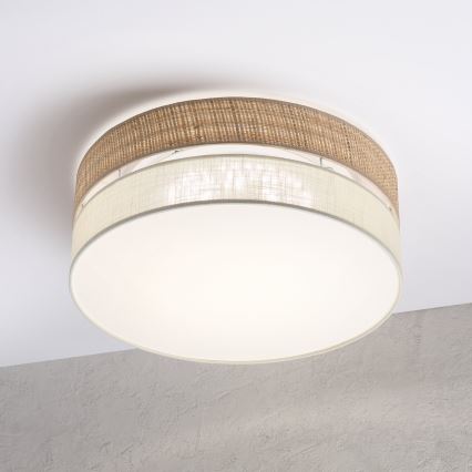 LED-Deckenleuchte SIRJA BOHO LED/36W/230V 4000K Ø 45 cm beige/creme