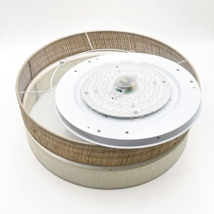 LED-Deckenleuchte SIRJA BOHO LED/36W/230V 4000K Ø 45 cm beige/creme