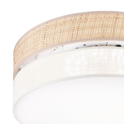 LED-Deckenleuchte SIRJA BOHO LED/36W/230V 4000K Ø 45 cm beige/creme