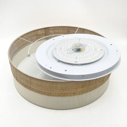 LED-Deckenleuchte SIRJA BOHO LED/36W/230V 4000K Ø 45 cm beige/creme
