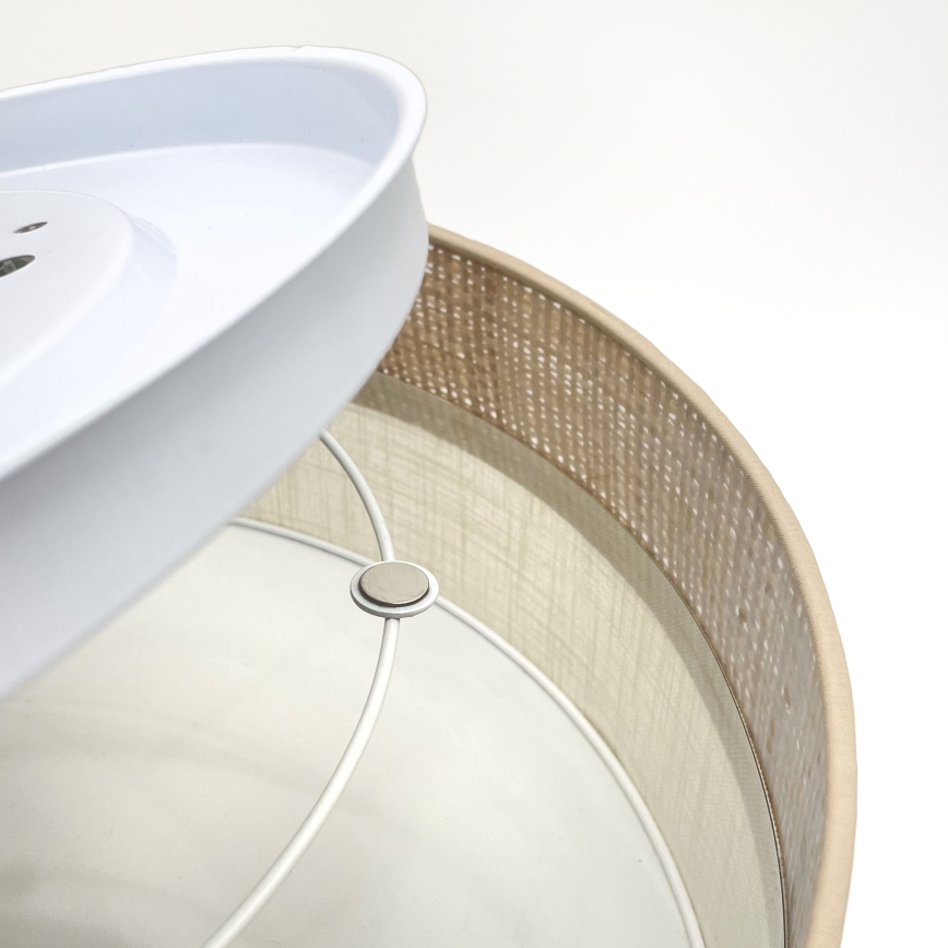 LED-Deckenleuchte SIRJA BOHO LED/36W/230V 4000K Ø 45 cm beige/creme