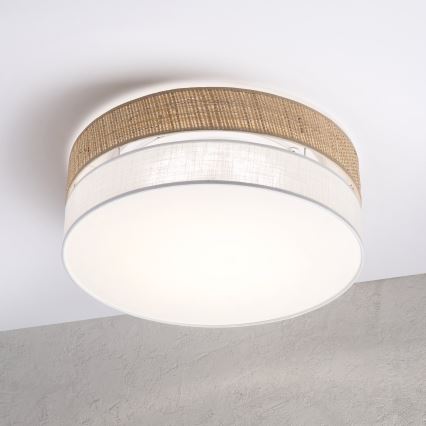 LED-Deckenleuchte SIRJA BOHO LED/36W/230V 4000K Ø 45 cm beige/weiß
