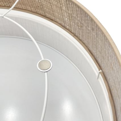 LED-Deckenleuchte SIRJA BOHO LED/36W/230V 4000K Ø 45 cm beige/weiß