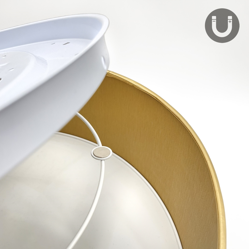 LED-Deckenleuchte SIRJA LED/36W/230V 4000K Ø 45 cm braun/gold