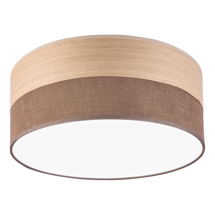 LED-Deckenleuchte SIRJA WOOD LED/20W/230V d 35 cm braun/Eiche