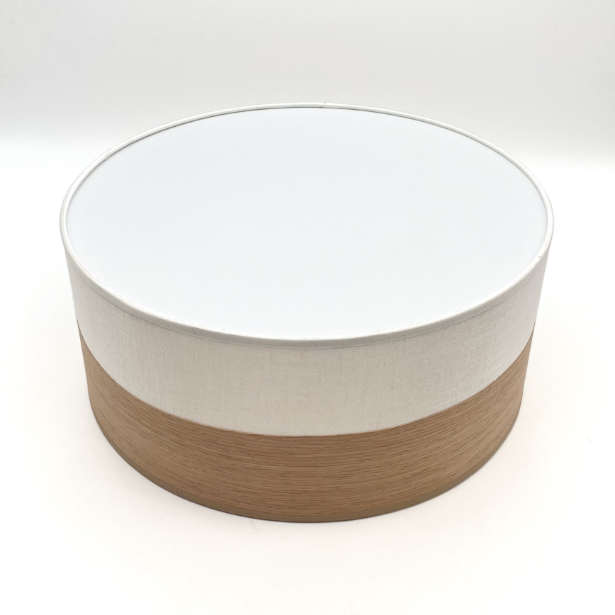 LED-Deckenleuchte SIRJA WOOD LED/20W/230V d 35 cm weiß/Eiche