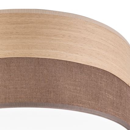 LED-Deckenleuchte SIRJA WOOD LED/36W/230V d 45 cm braun/Eiche