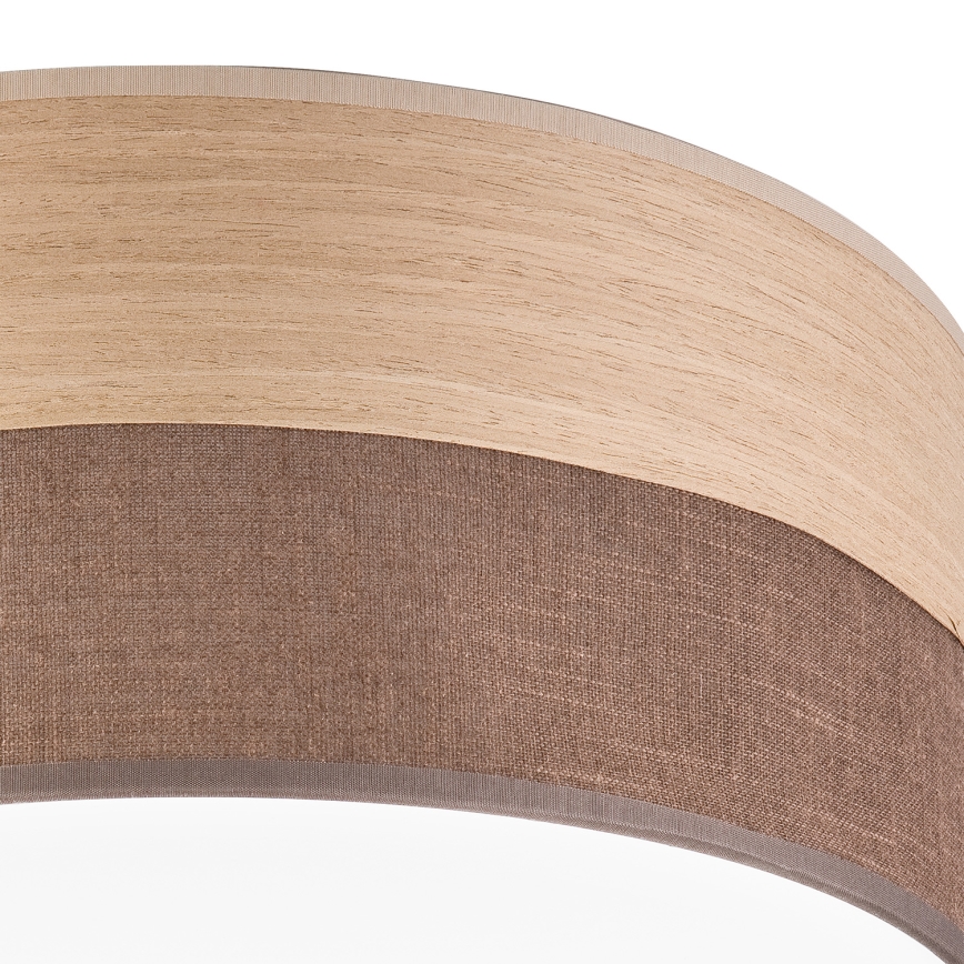 LED-Deckenleuchte SIRJA WOOD LED/36W/230V d 45 cm braun/Eiche