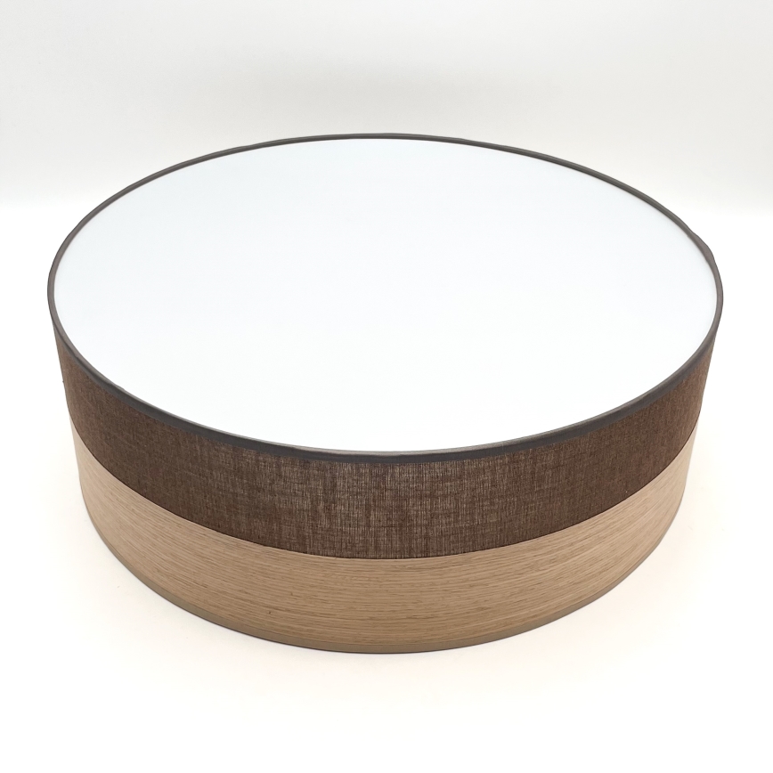LED-Deckenleuchte SIRJA WOOD LED/36W/230V d 45 cm braun/Eiche