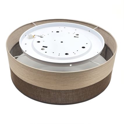 LED-Deckenleuchte SIRJA WOOD LED/36W/230V d 45 cm braun/Eiche