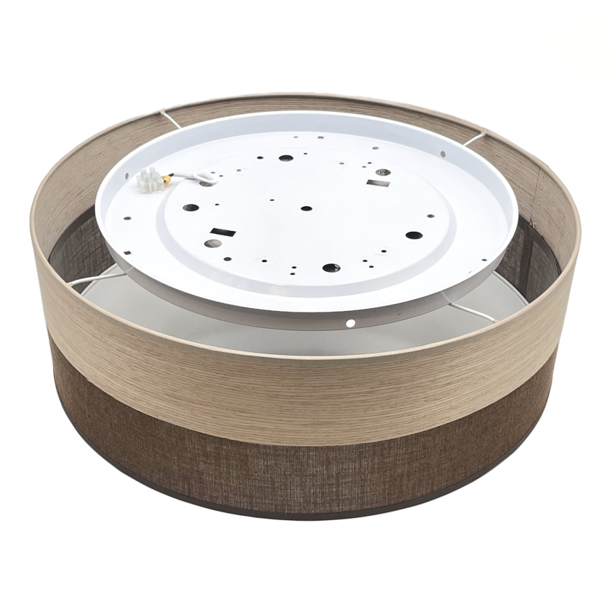 LED-Deckenleuchte SIRJA WOOD LED/36W/230V d 45 cm braun/Eiche