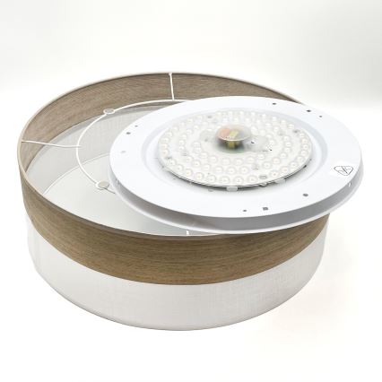 LED-Deckenleuchte SIRJA WOOD LED/36W/230V d 45 cm weiß/Eiche