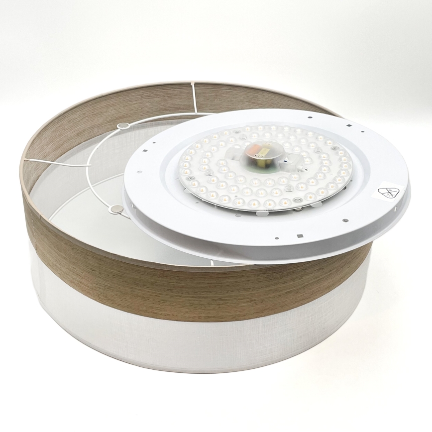 LED-Deckenleuchte SIRJA WOOD LED/36W/230V d 45 cm weiß/Eiche